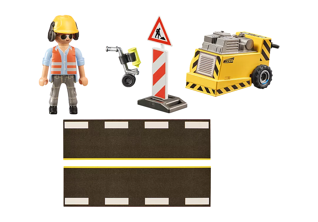 Playmobil City Action Construction Worker Gift Set 71185