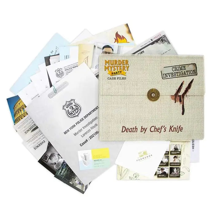 Death By Chef's Kiss - Murder Mystery Party Case Files