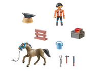 Farrier Ben & Achilles - Playmobil Horses Of Waterfall  71357