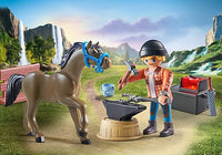 Farrier Ben & Achilles - Playmobil Horses Of Waterfall  71357