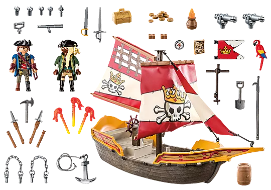 Small Pirate Ship  - Playmobil Pirates 71418
