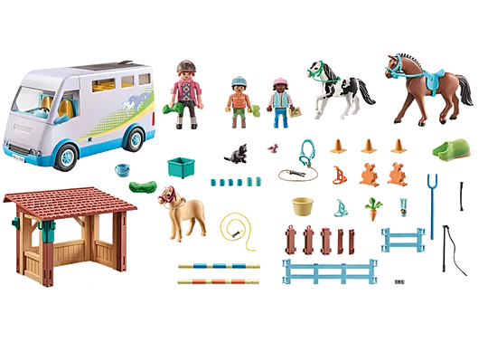 Playmobil Horses Of Waterfall Mobile horse riding school