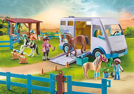 Playmobil Horses Of Waterfall Mobile horse riding school
