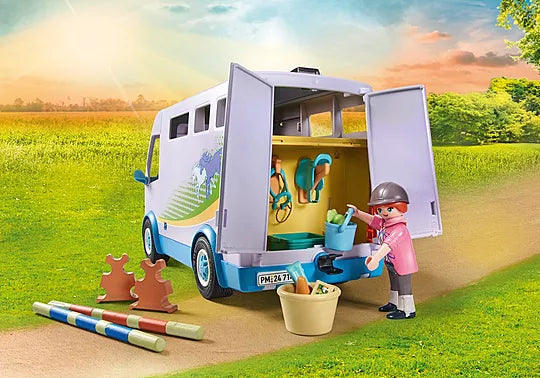 Playmobil Horses Of Waterfall Mobile horse riding school