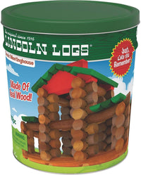 Lincoln Logs 117 Piece Tin