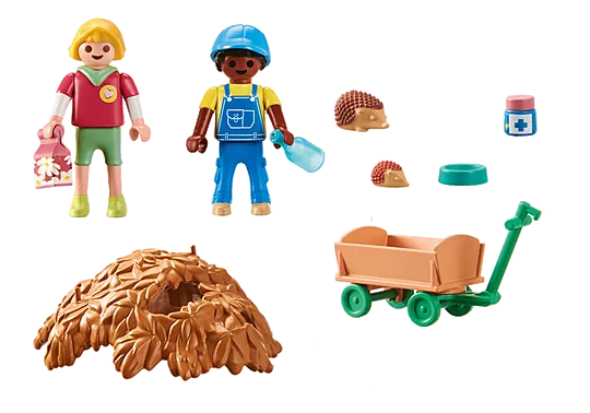 Care Of The Hedgehog Family - Playmobil My Life 71512