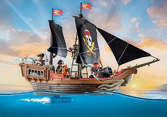 Large Pirate Ship -  Playmobil Pirates 71530