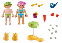 Kids With Sand Castle  - Playmobil Special Plus 71581