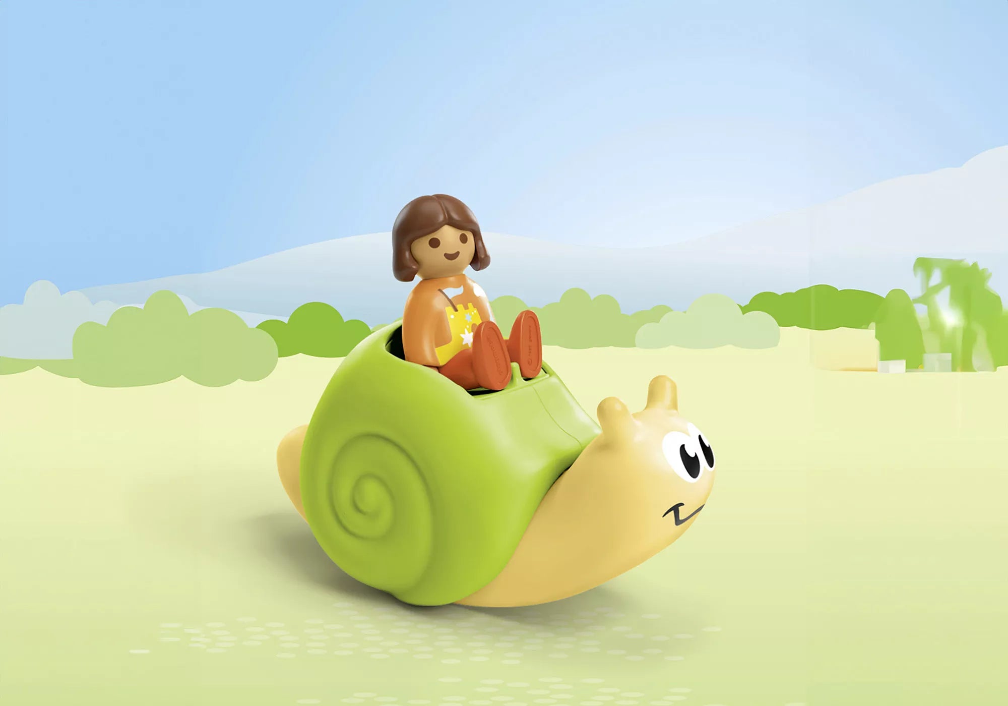 Playmobil Junior Rocking Snail With Rattle 71699