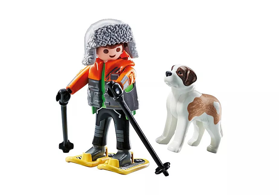 Playmobil Hiker With Saint Bernard 71741