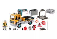 Construction Truck With Crane -  Playmobil Action Heroes 71750