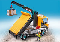 Construction Truck With Crane -  Playmobil Action Heroes 71750