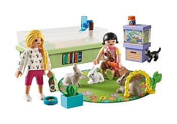 Playmobil My Life Starter Pack Rabbit Family