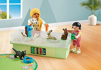 Playmobil My Life Starter Pack Rabbit Family
