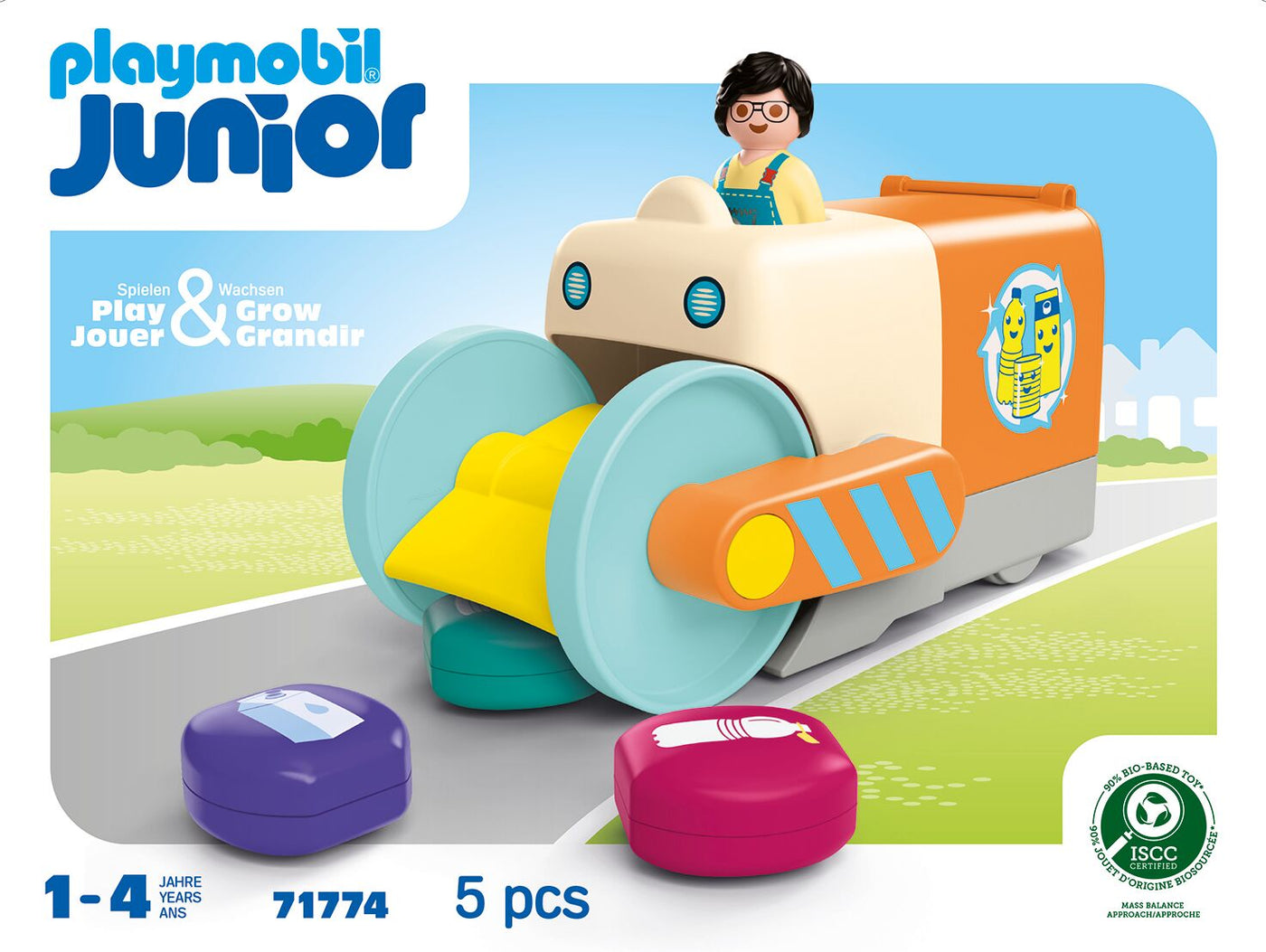 Push and Grab Garbage Collector - Playmobil Junior 71774