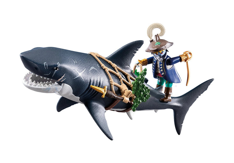 Giant Shark With Pirate  -Playmobil Pirates  71793