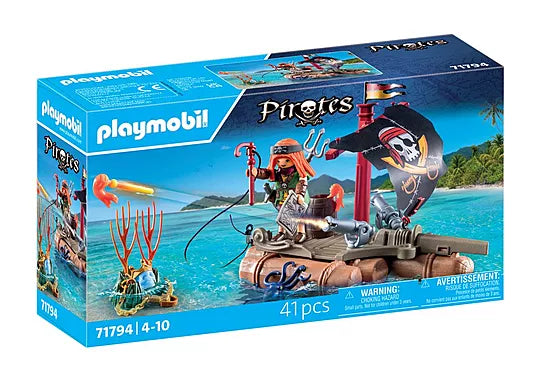 Pirate Raft With Treasure  - Playmobil Pirates 71794