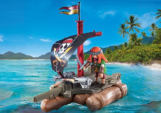 Playmobil Pirates Pirate Raft With Treasure 71794