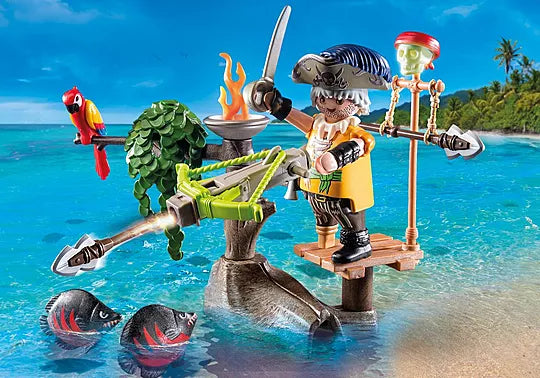 Playmobil Pirates Pirate With Ballista 71795