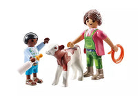 Playmobil Duo Pack Farmer with Calf
