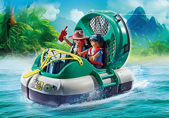 Brachiosaurus Encounter with Hovercraft - Playmobil Dinos 71819