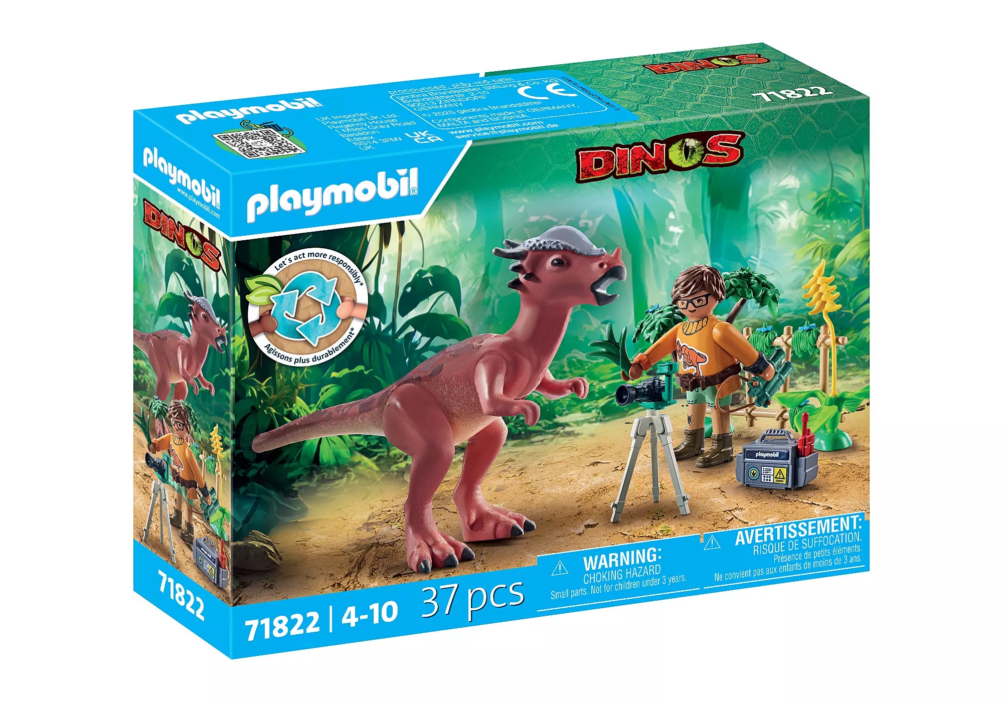Playmobil Dinos Stygimoloch Observation 71822