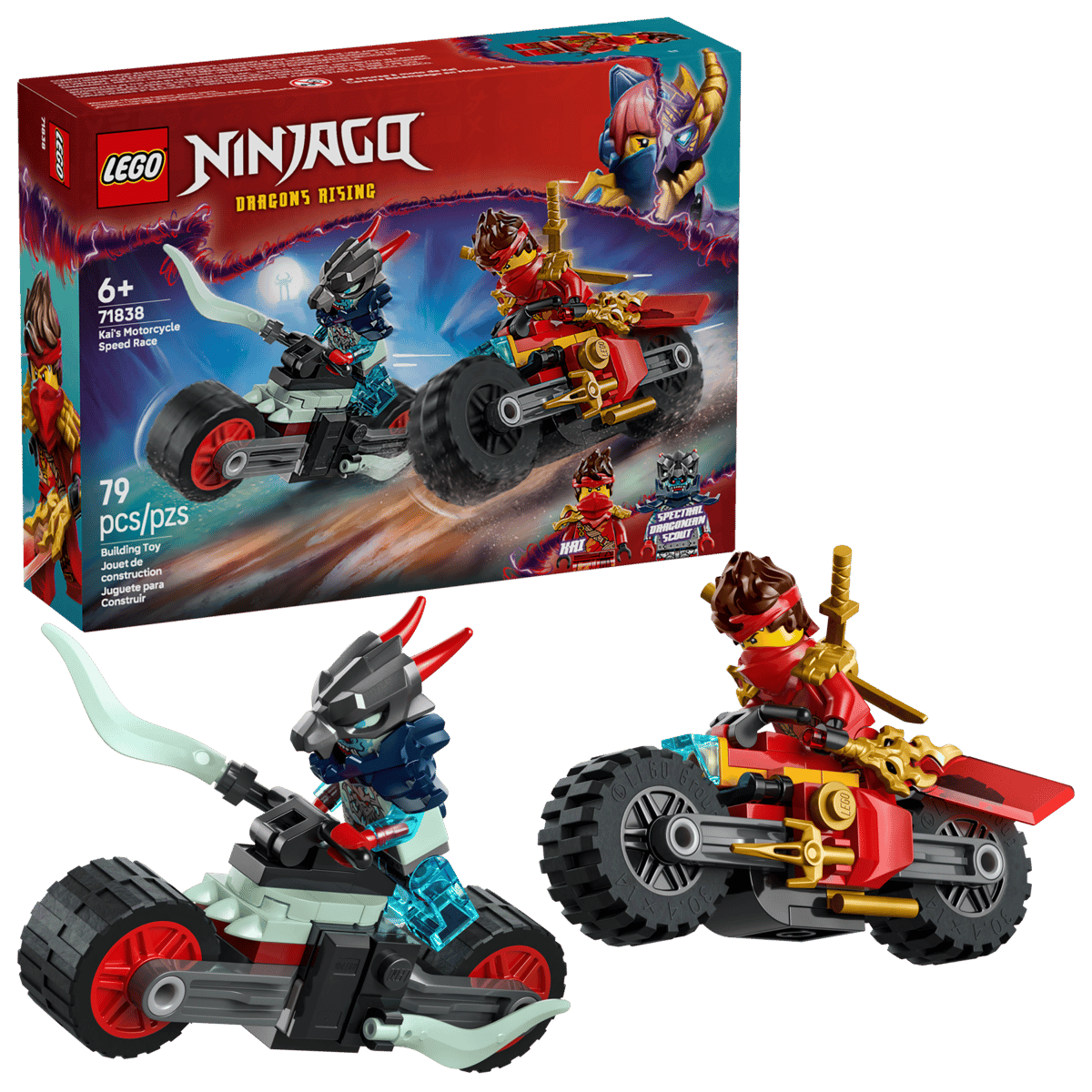 Kai's Motorcycle Race - Lego Ninjago 71838
