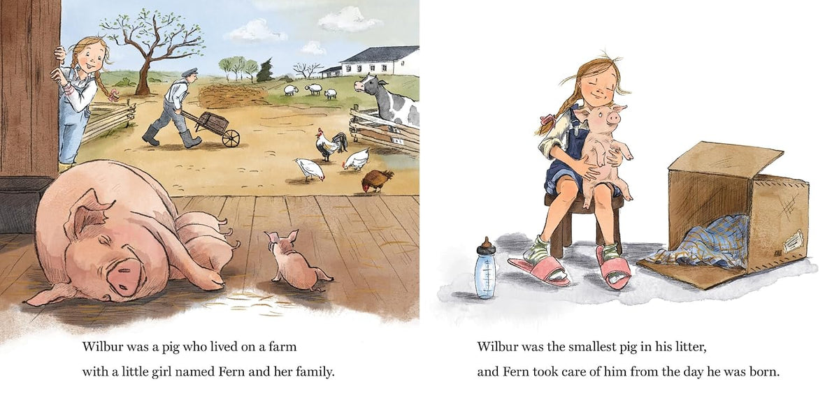 E.B. White Charlotte's Web Board Book