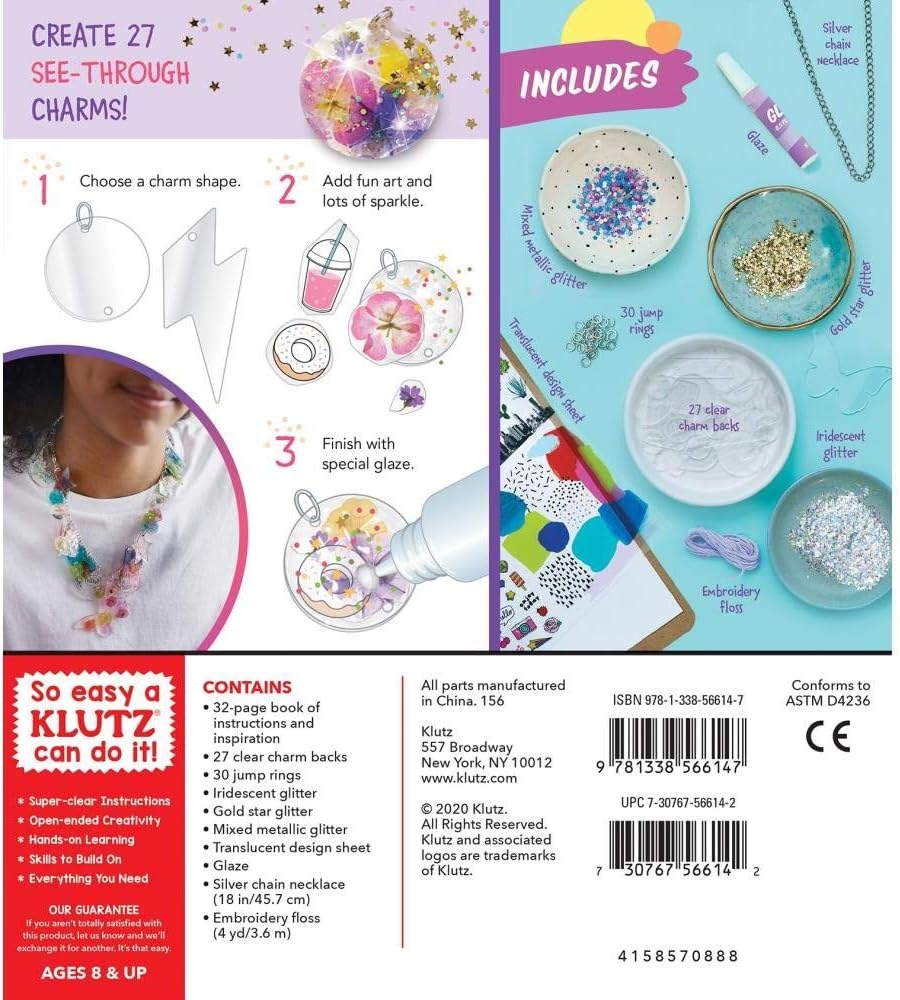 Klutz Make Your Own Glaze Craze Charms