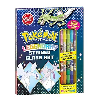 Klutz Pokemon Legendary Stained Glass