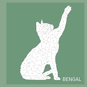 My Sticker Paintings: Cats : 10 Amazing Felines