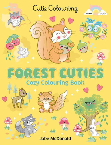 Cutie Colouring Forest Cuties Cozy Colouring Book