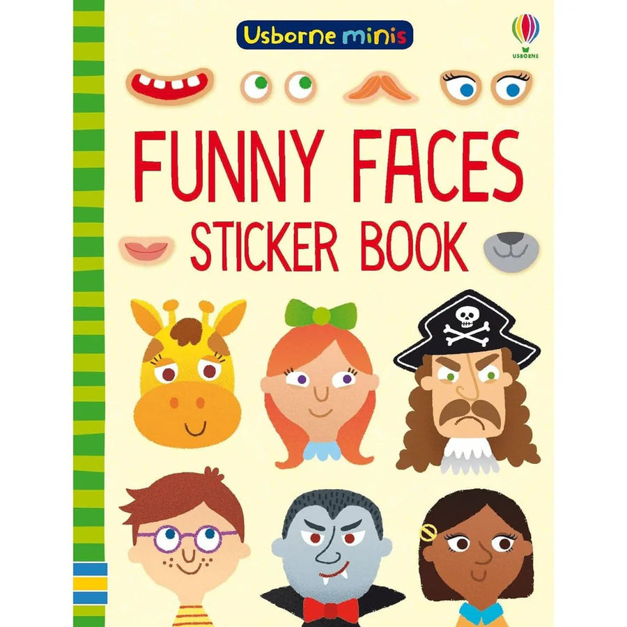 Usborne Minis Funny Faces Sticker Book