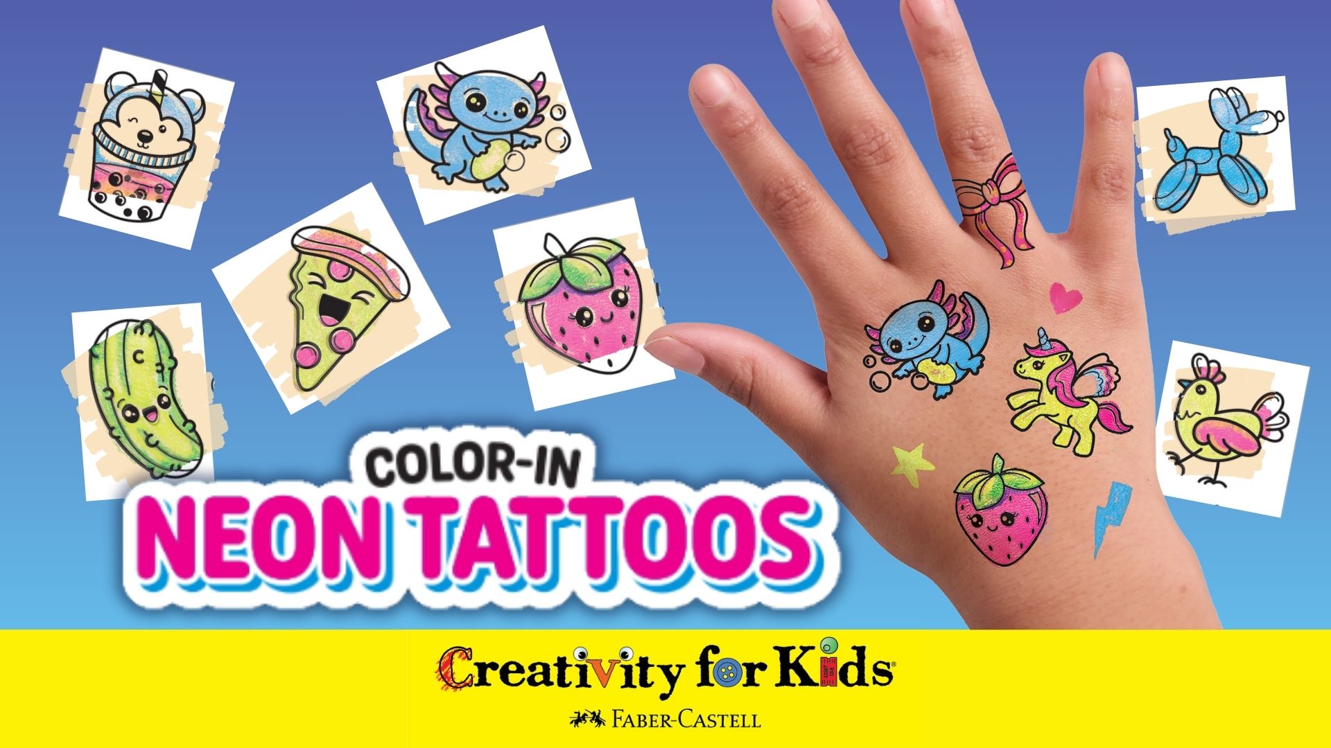 Creativity for Kids Neon Tattoo Kit