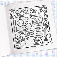Coco Wyo Comfy Corner - Cute & Comfy Colouring Book