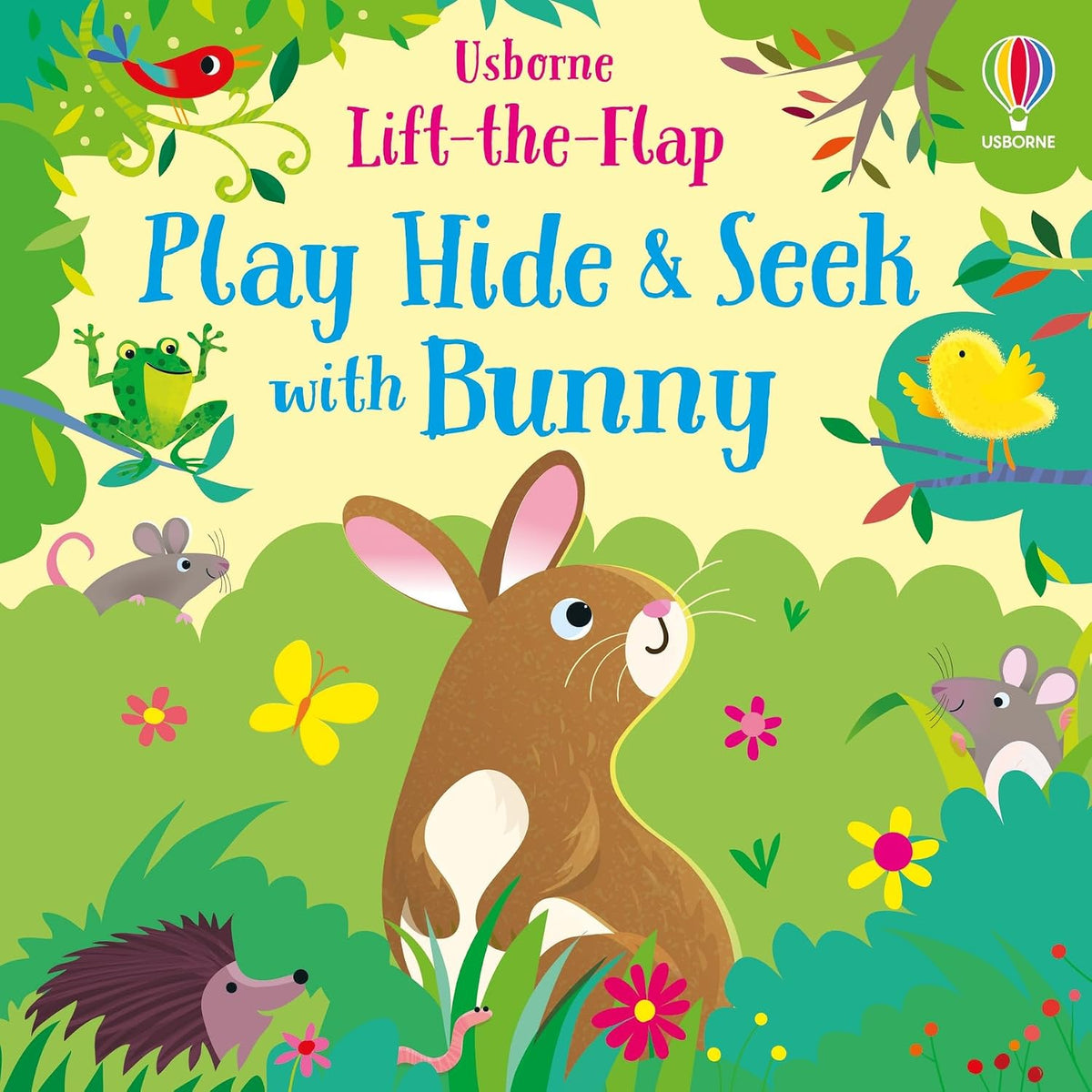 Usborne Lift-The-Flap Play Hide & Seek With Bunny