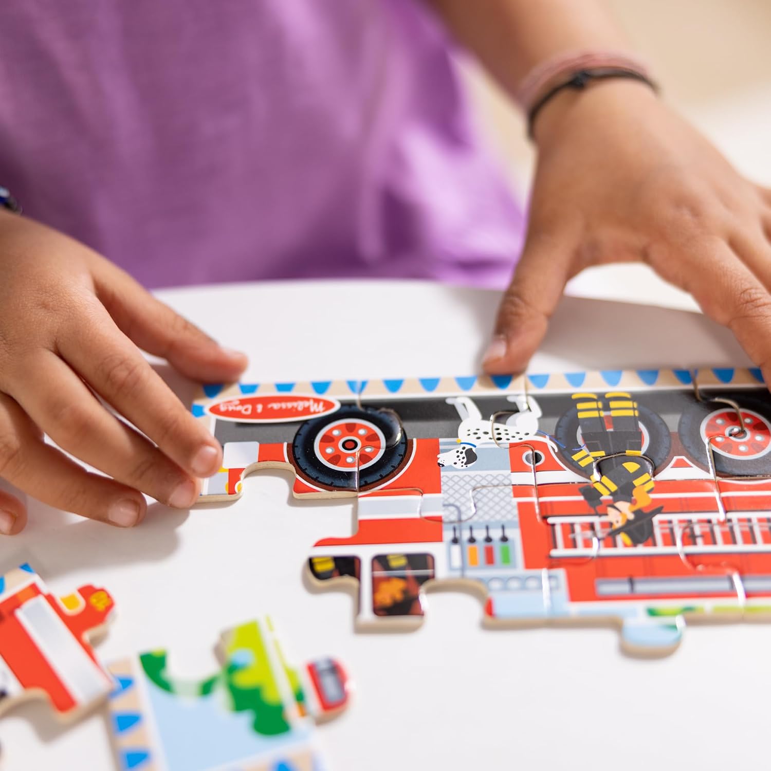 Melissa & Doug Vehicles Jigsaw Puzzle In A Box