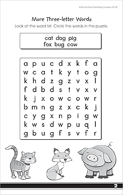School Zone My First Word Searches
