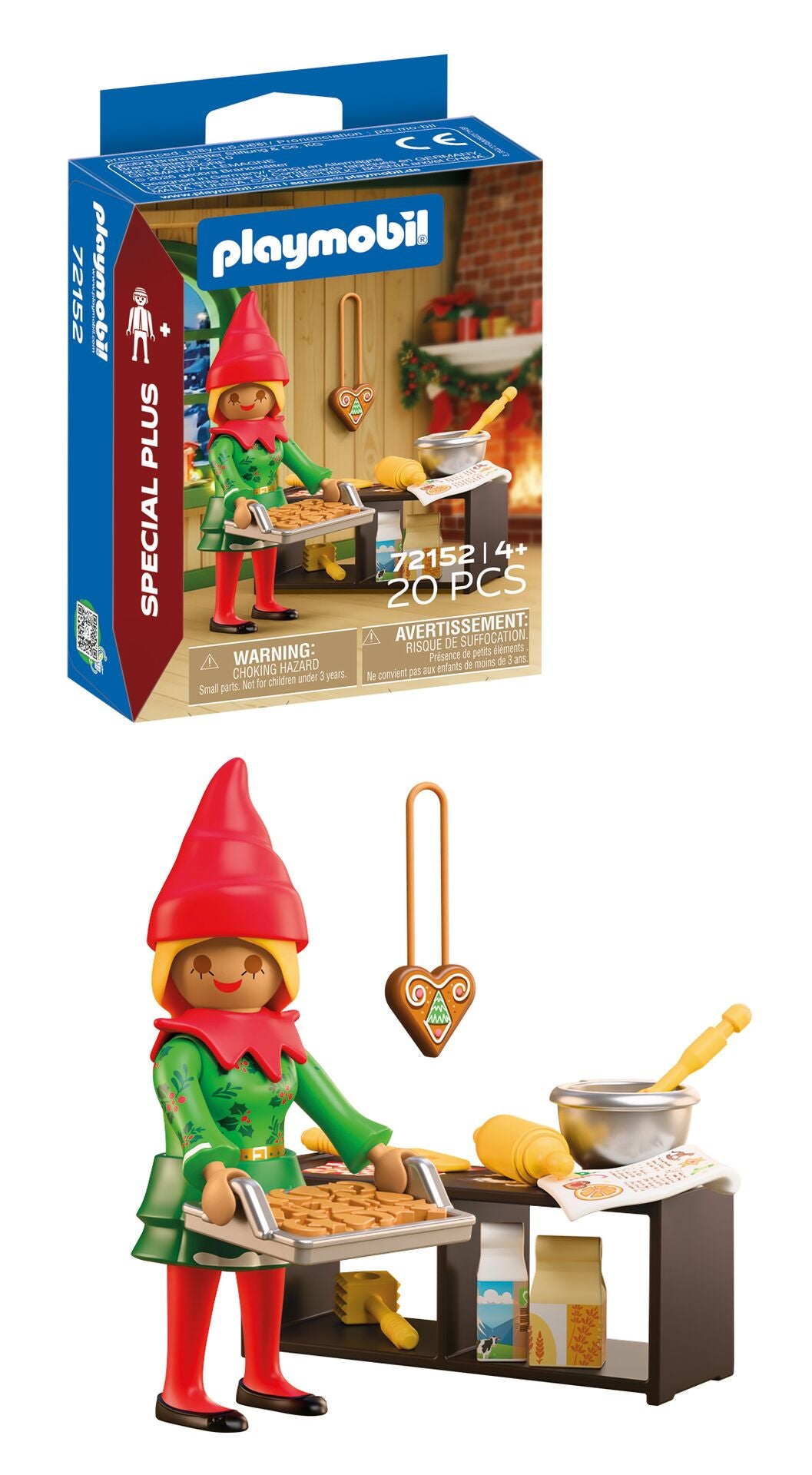 Christmas Elf with Cookies - Playmobil Special Plus 72152