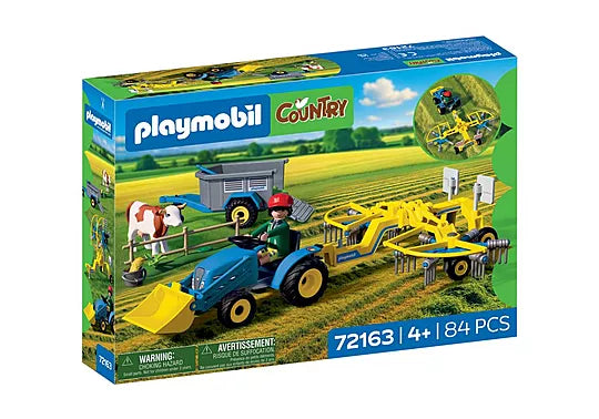 Small Tractor with Hay Swather - Playmobil Country 72163