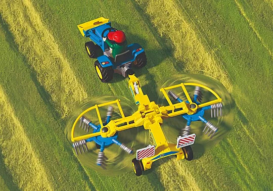 Small Tractor with Hay Swather - Playmobil Country 72163
