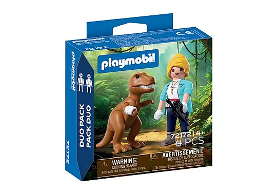 T-Rex with Explorer - Playmobil Duo Pack 72172