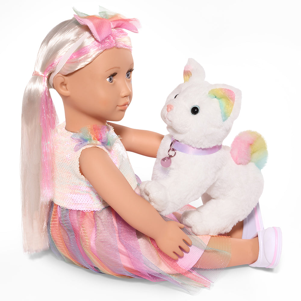 Our Generation Poseable Angora Cat