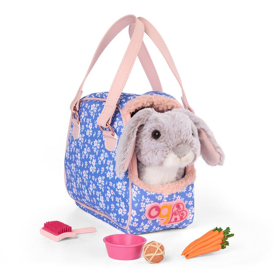 Our Generation Hop In Bunny in Carrier