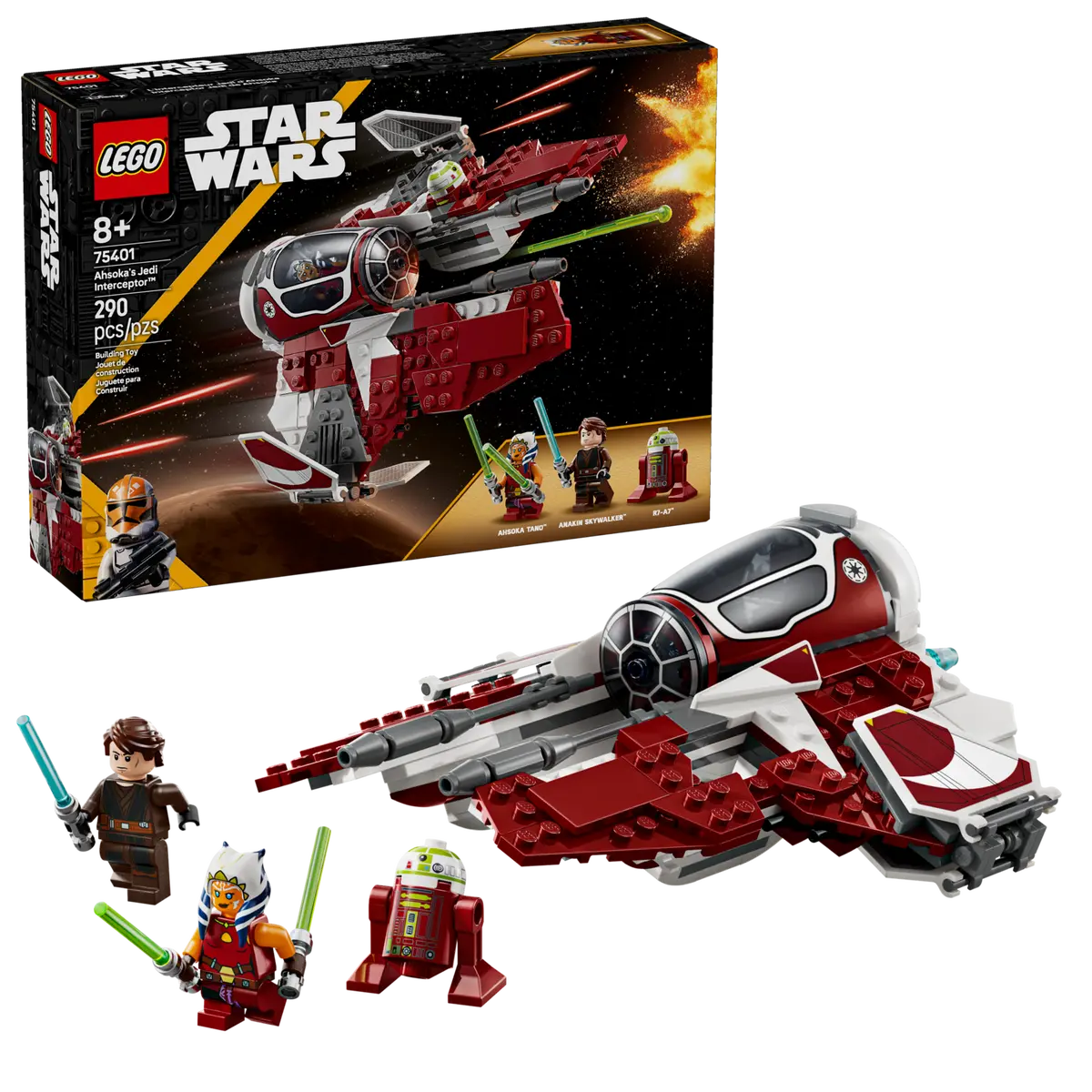 Lego Star Wars Ahsoka's Jedi Interceptor 75401