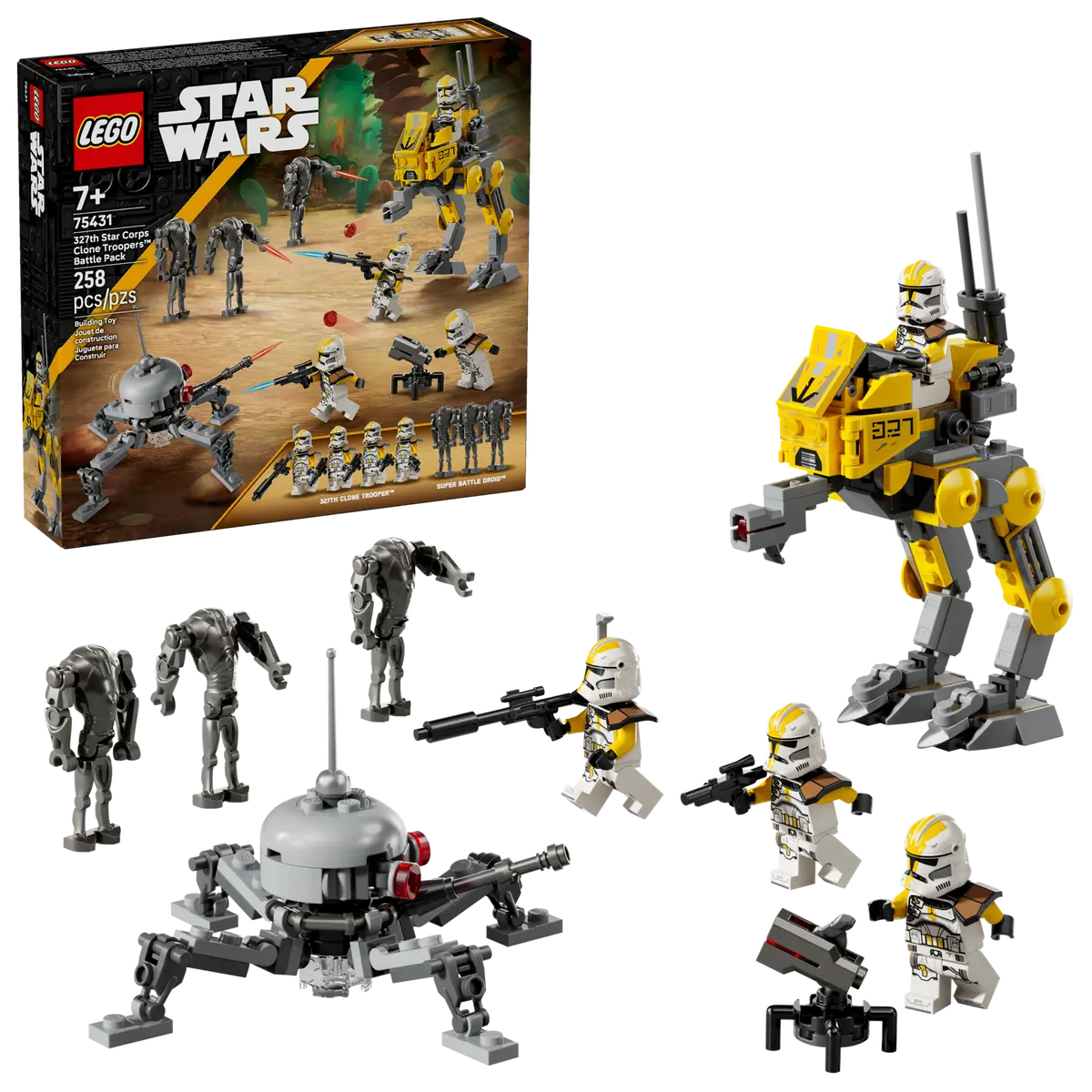 Lego Star Wars 327th Star Corps Clone Trooper Battle Pack 75431