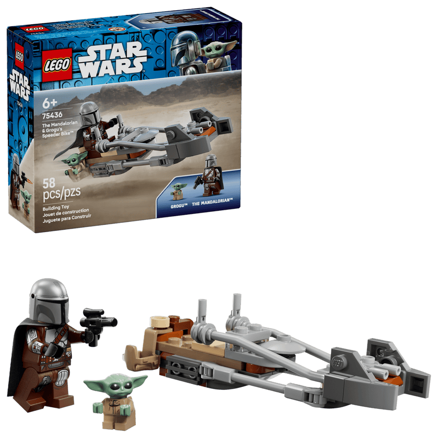 The Mandalorian & Grogu Speeder Bike - Lego Star Wars 75436
