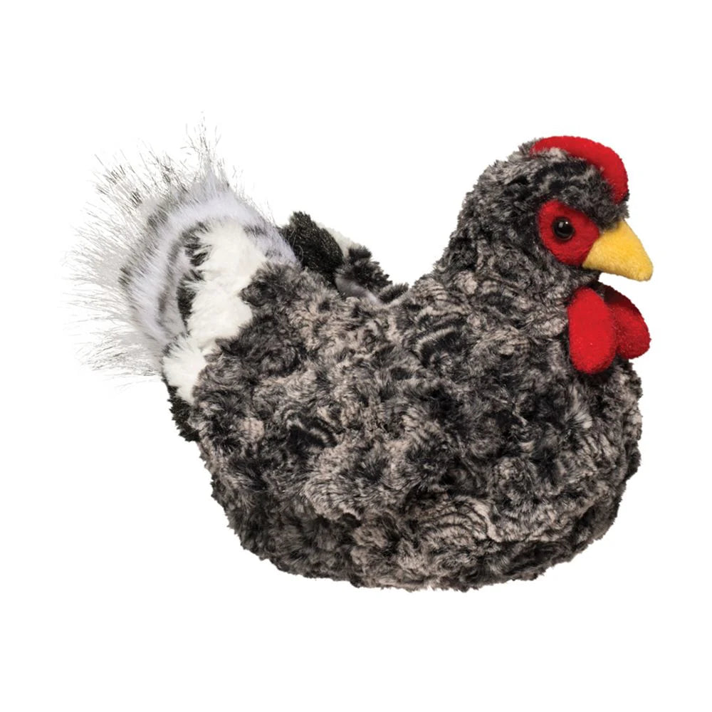Douglas Toys Pepper Black Multi Hen