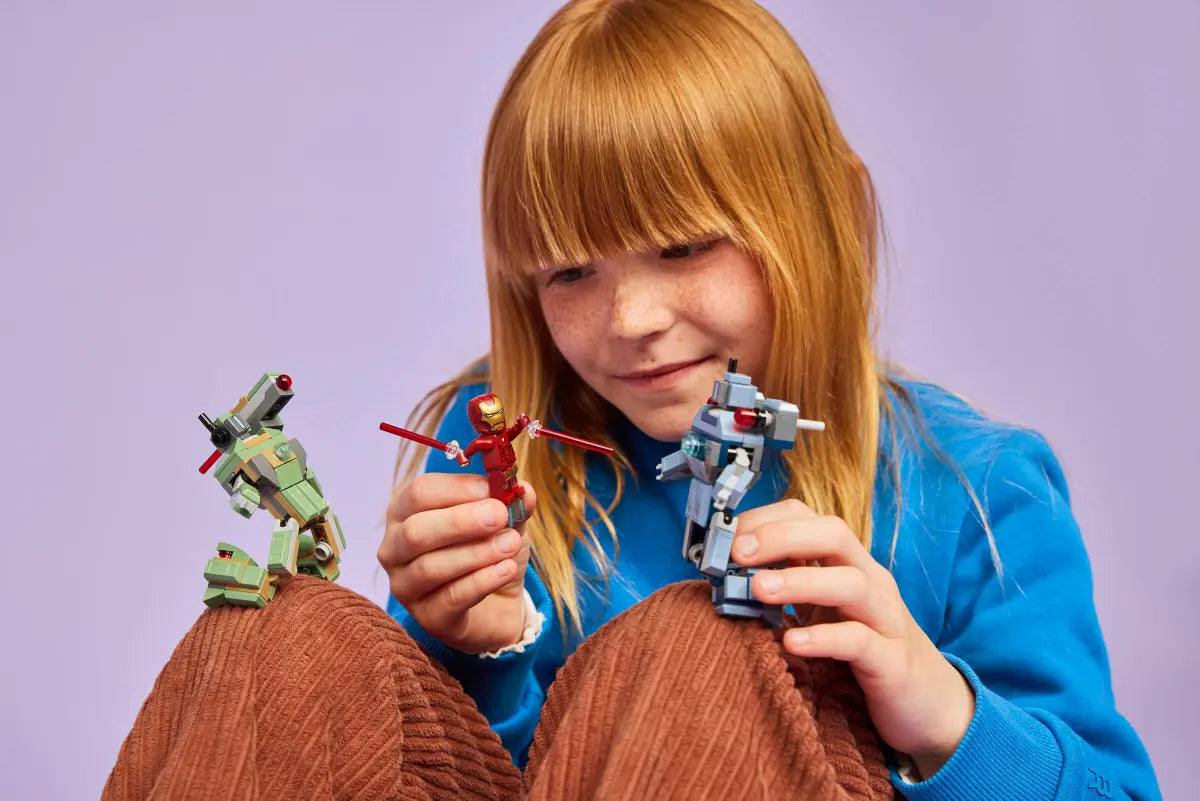 Lego Marvel Iron Man & War Machine VS Hammer Drones 76320