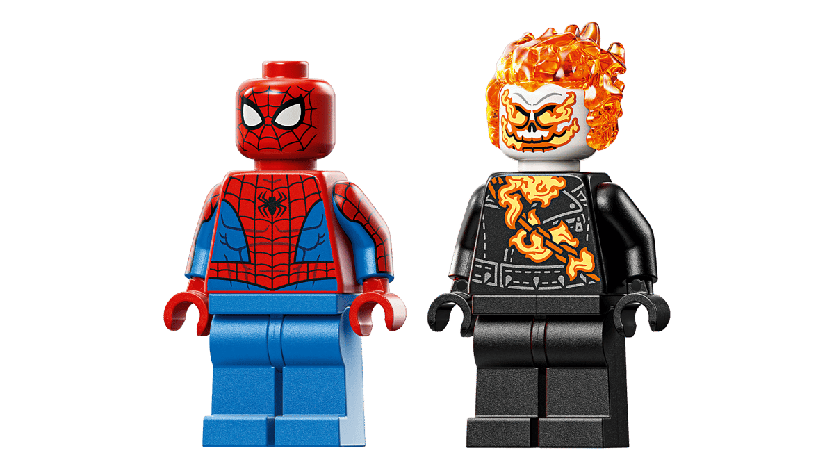 Lego Marvel Spider Man vs Ghost Rider Motorcycle 76335